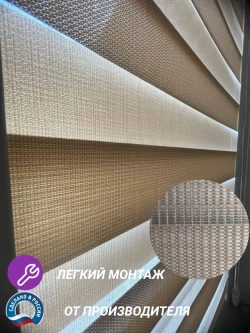 Рулонные шторы День-Ночь 55×110 см