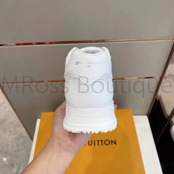 Мужские белые комбинированные кроссовки Louis Vuitton Run Away