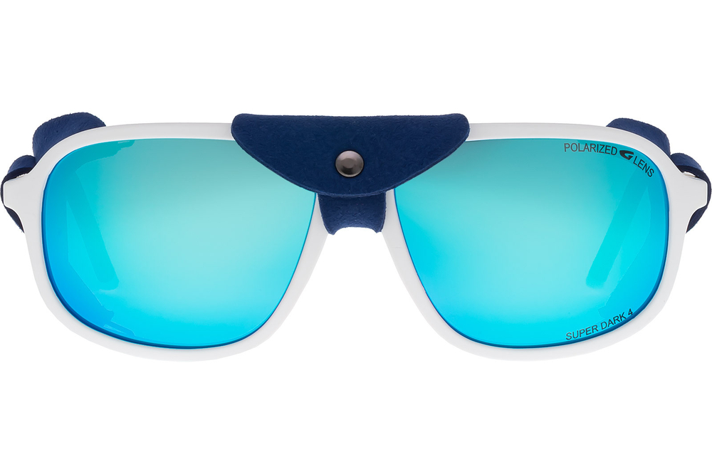 Спортивные очки GOG Everest / Matt White-Navy Blue / Polarized Blue Lens