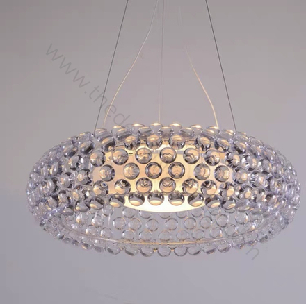 Pendant design lamp CABOCHE grande by Foscarini (Clear)