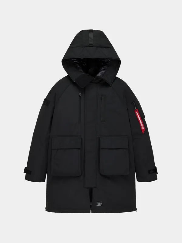 Пуховик мужской ALPHA INDUSTRIES SERGEANT LONG RELAXED FIT PUFFER