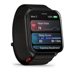 Смарт-часы Garmin Venu X1 цвета мха, титан, Amoled, 51.2мм, зеленый браслет нейлон, 010-02980-03
