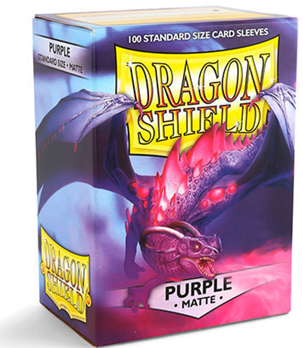 Dragon Shield - Фиолетовые матовые протекторы 100 штук