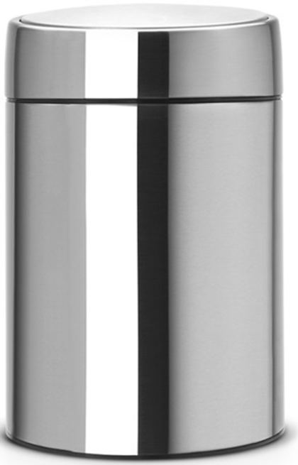 Ведро для мусора Brabantia Slide Bin 5л матовое стальное
