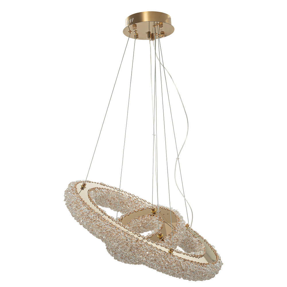 Citilux CLOUDY CL323172 LED Люстра хрустальная подвесная