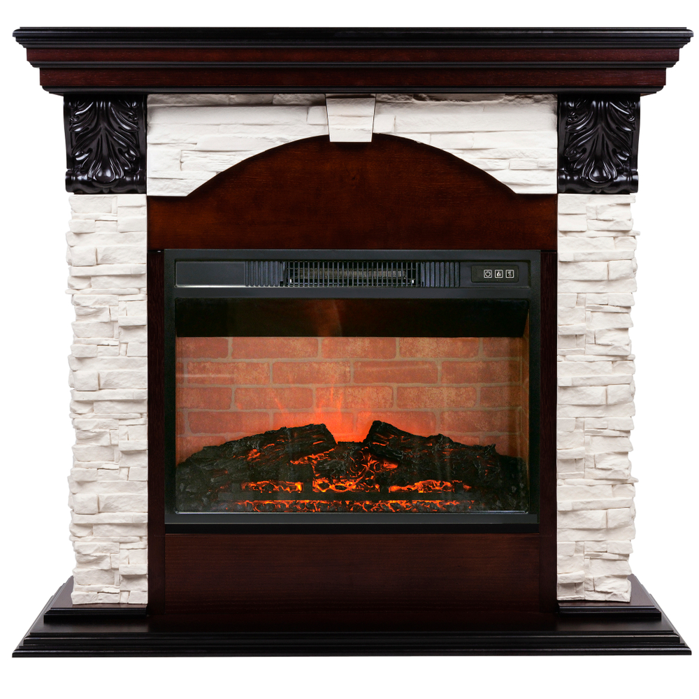 Каминокомплект Real Flame Dublin Lux AO с очагом Irvine 24