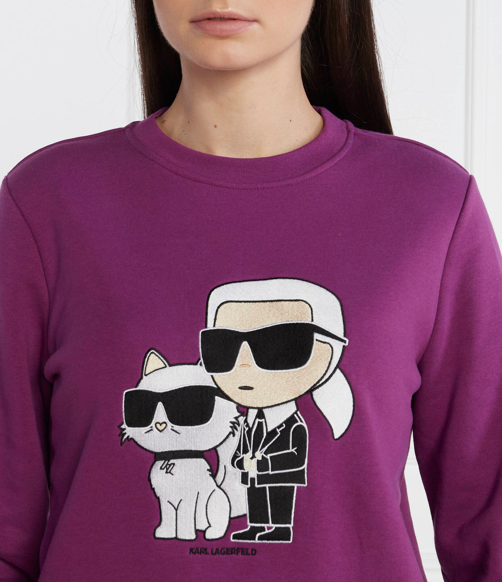 Худи Karl Lagerfeld - фиолетовый(230W1803)