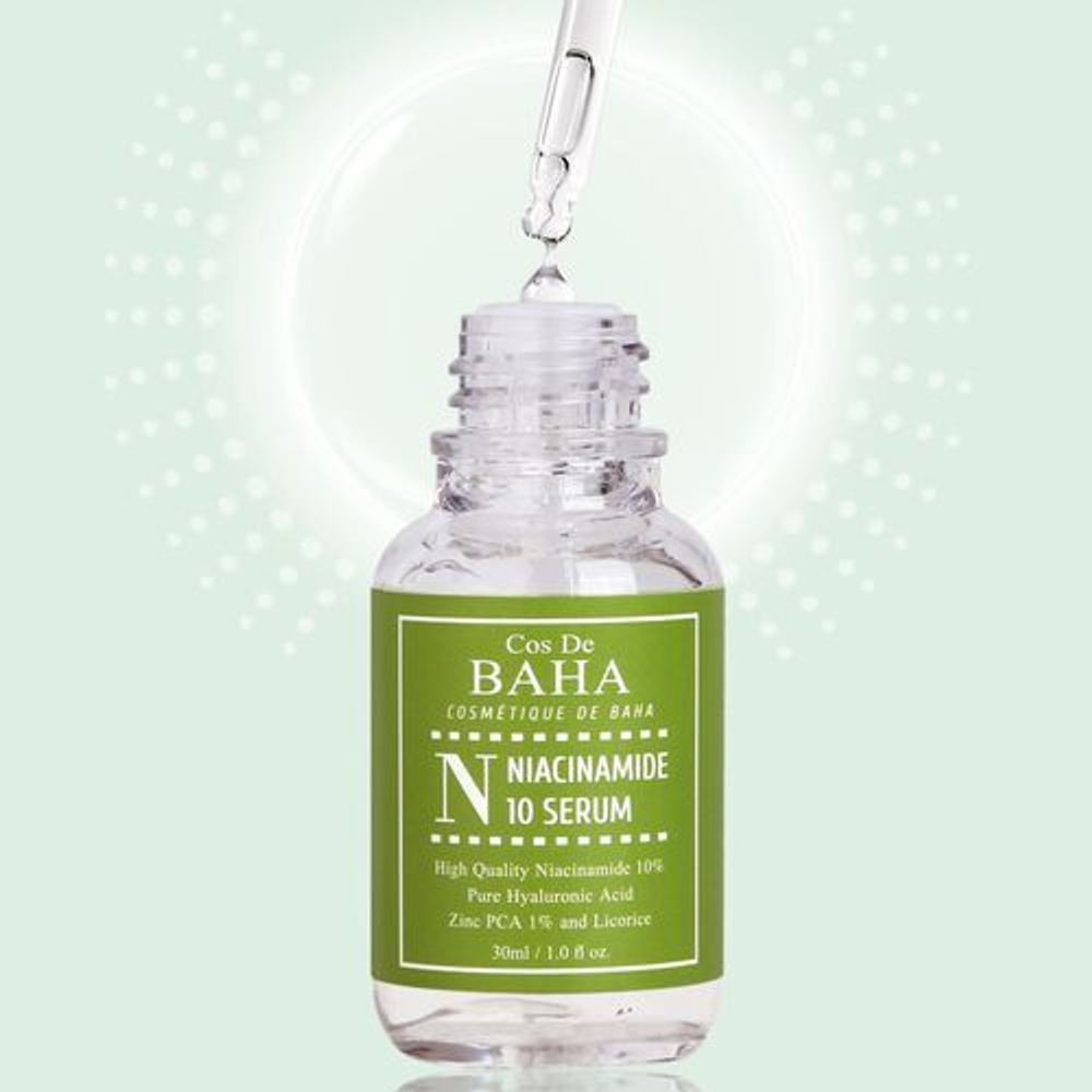Cos De BAHA Сыворотка противовоспалительная для жирной кожи - Niacinamide 10 serum, 30мл