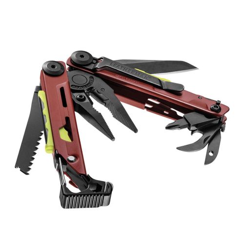 Мультитул Leatherman Signal, 19 функций, бордовый, нейлоновый чехол