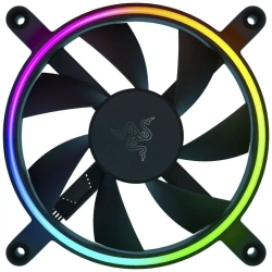 Вентилятор для корпуса Razer Kunai Chroma 120mm 3 Fans (RC21-01810100-R3M1) 3 вeнтилятора для корпуса, 120 мм, 500-2200 об/мин, 17.48-65.5 CFM, 4-pin PWM, разноцветная подсветка