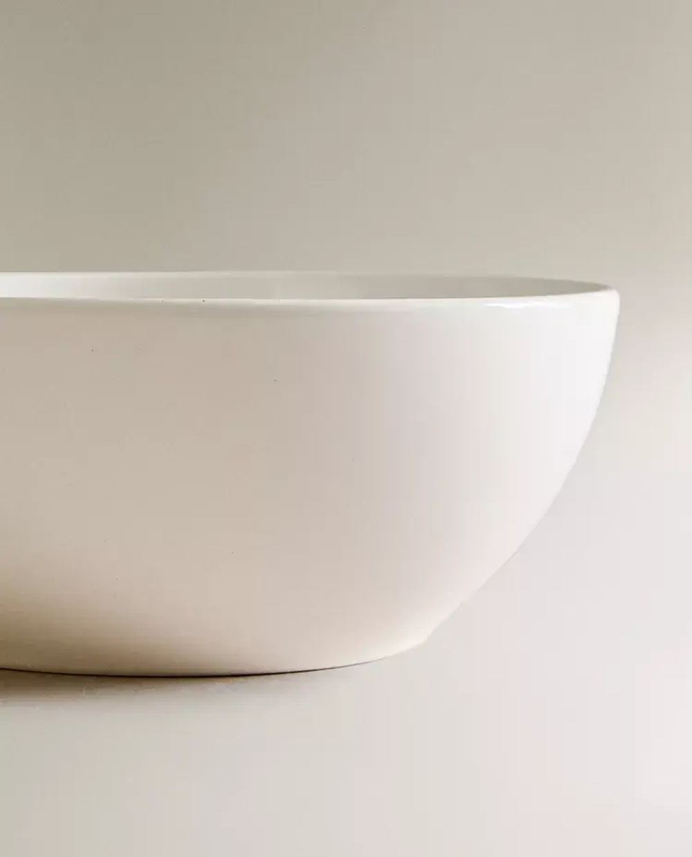 ZARA HOME САЛАТНИЦА ИЗ КЕРАМИКИ, БЕЛЫЙ
