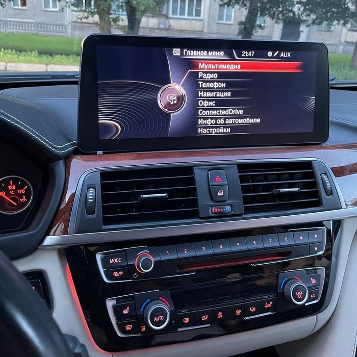 Магнитола для BMW 3-серия F30 2011-2016, 4-серия F36, F32 (NBT) - Teyes LUX ONE монитор 12.3" на Android 10, Быстрая, CarPlay, 4G SIM-слот
