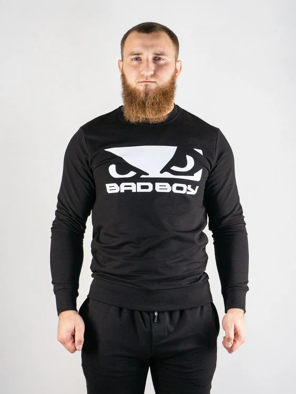 Свитшот мужской Bad Boy Energy черный/белый