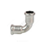 Отвод сталь нерж AISI 316L 90гр Дн 15 Ру16 пресс Inoxpres RM 181015900C