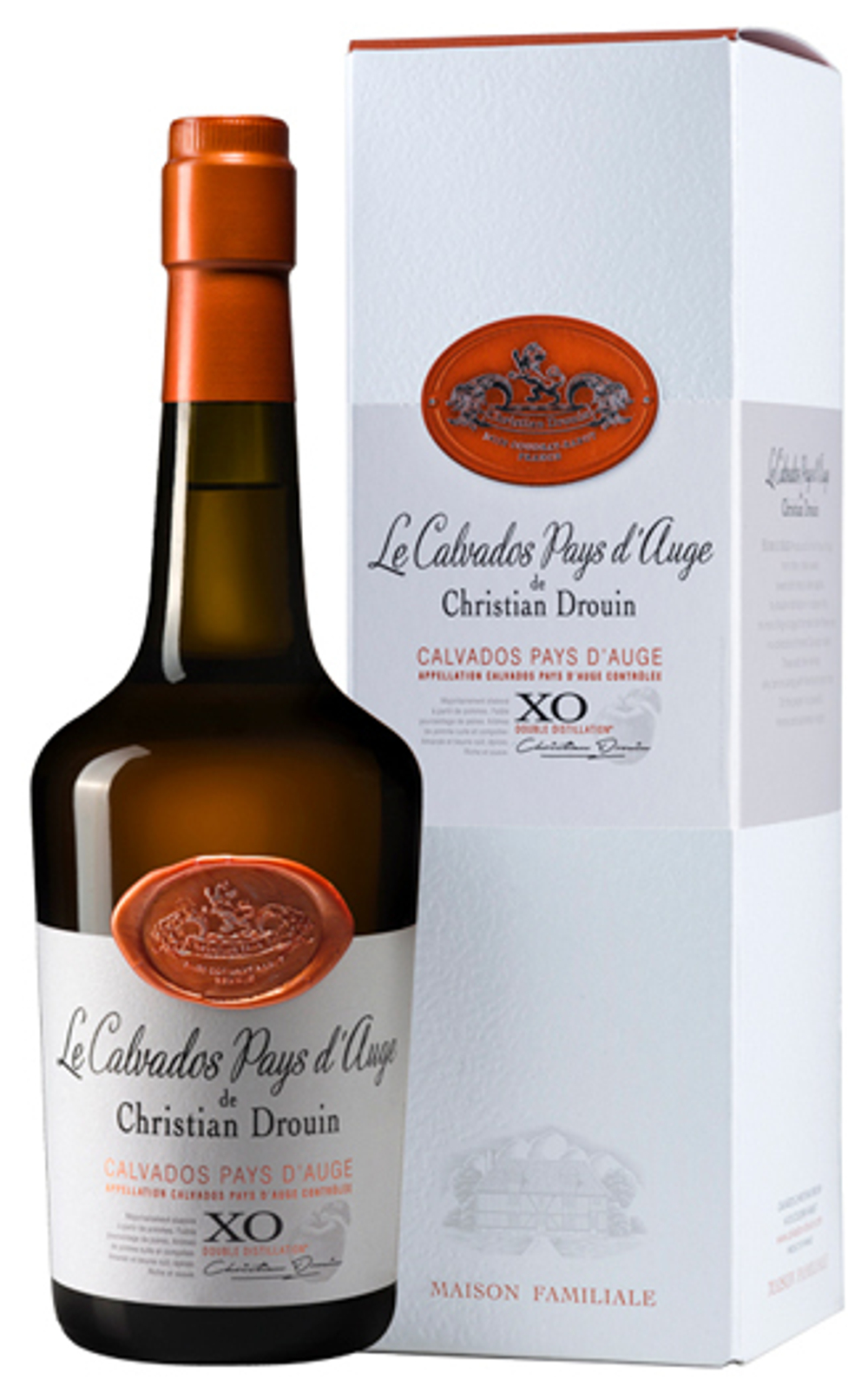 Кальвадос Christian Drouin Calvados Pays d`Auge XO п/уп, 0.7 л