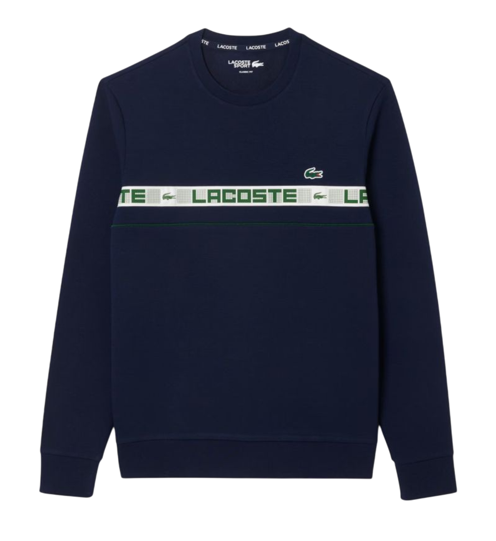Куртка теннисная Lacoste Branded Stripe - blue marine