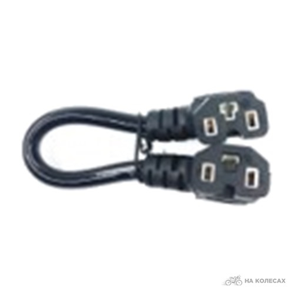 Переходник 3pin IECC13/C14 МАМА-МАМА