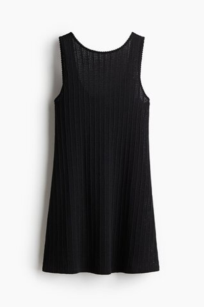 Трикотажное платье без рукавов - H&M