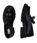 Кожаные лоферы precinct kube Karl Lagerfeld - черный(KL43814)