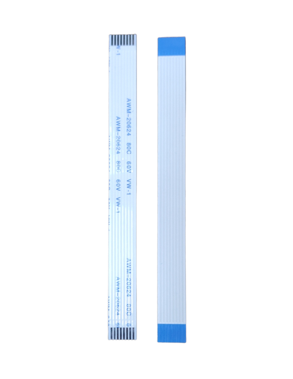 Шлейф FFC 8-pin Шаг 1.0mm Длина 10cm Прямой A-A AWM 20624 80C 60V VW-1