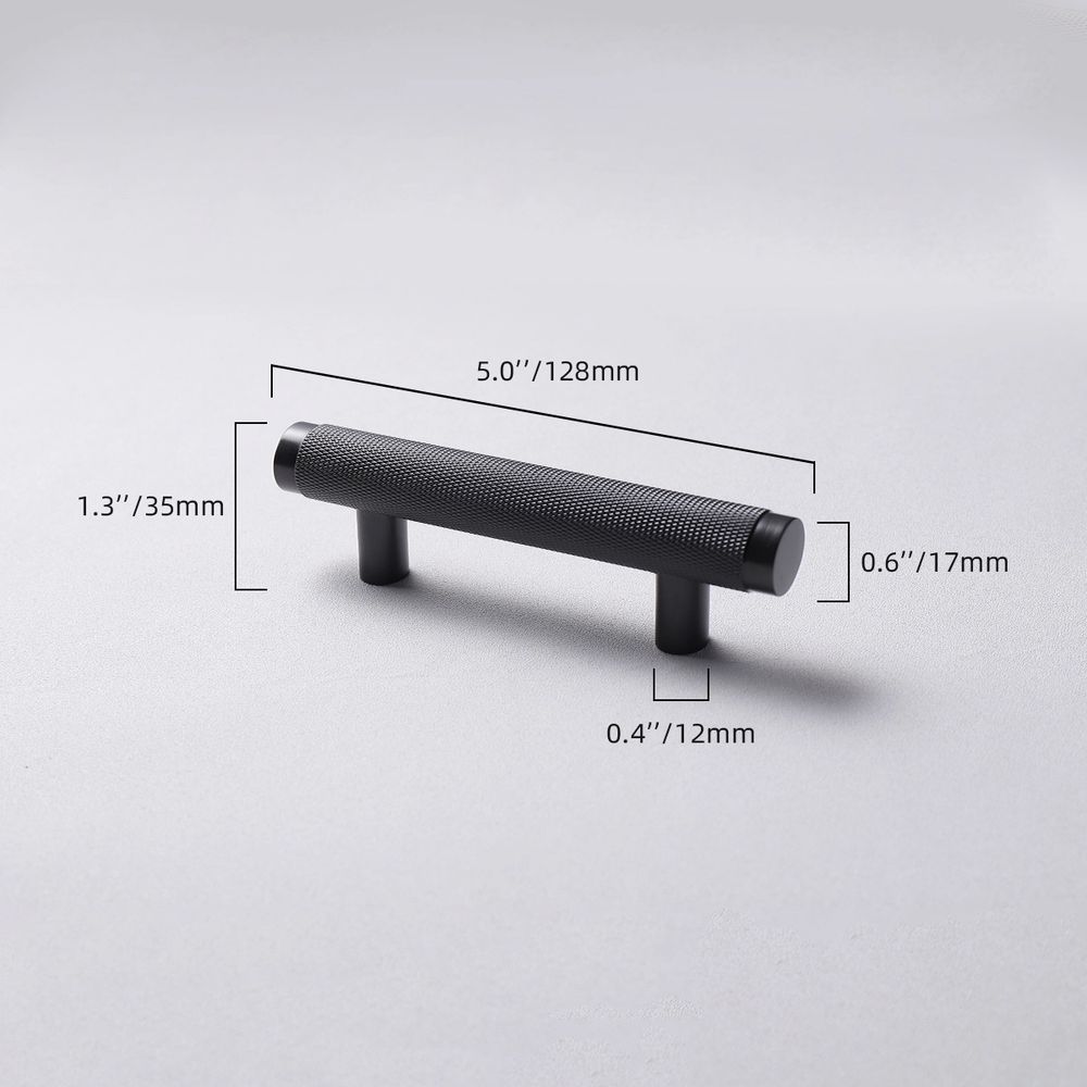 Ручка-скоба HK011 10.2 cm black