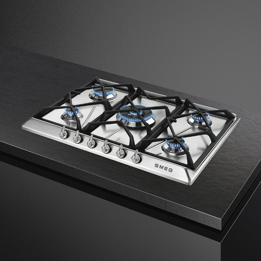 Газовая варочная панель Smeg SR975XGH