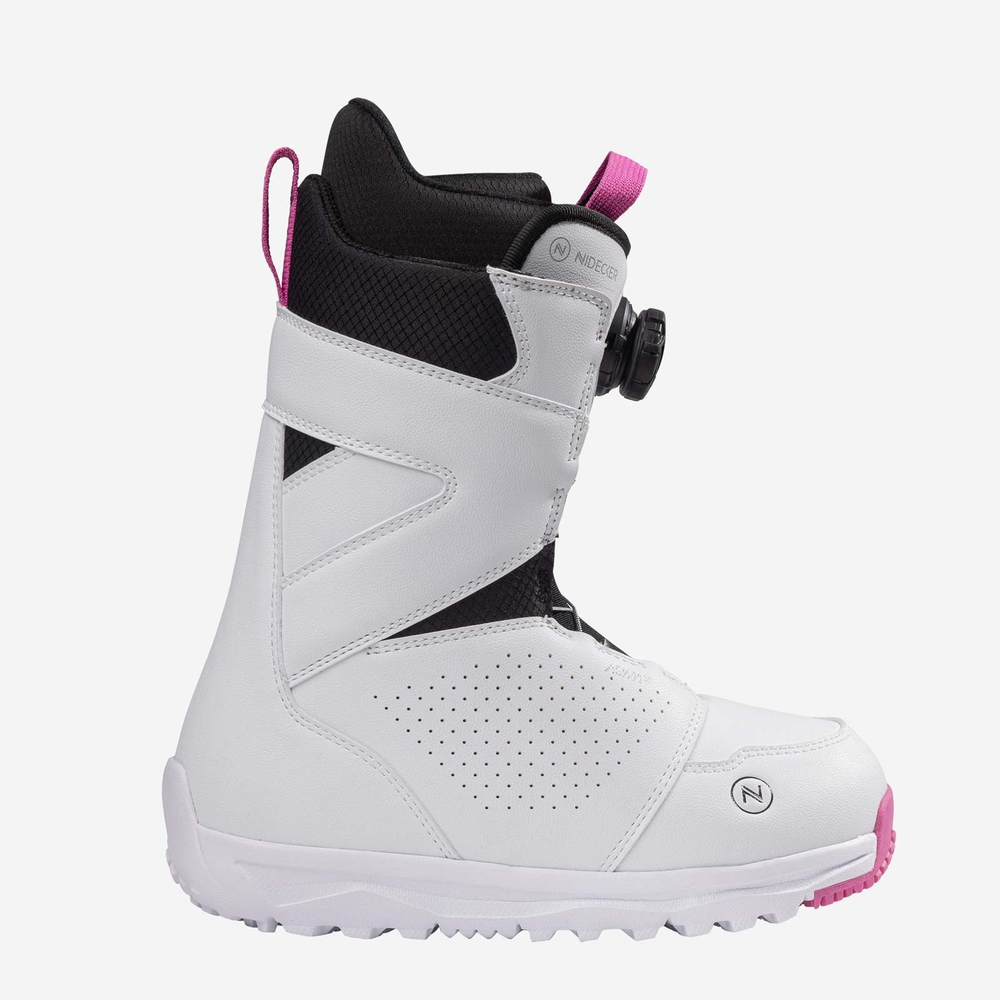 Ботинки для сноуборда NIDECKER 2022-23 Cascade Women White (US:7)