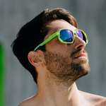 Спортивные очки HILX Syndicate Matt Solid Green / Green Polarized Lens