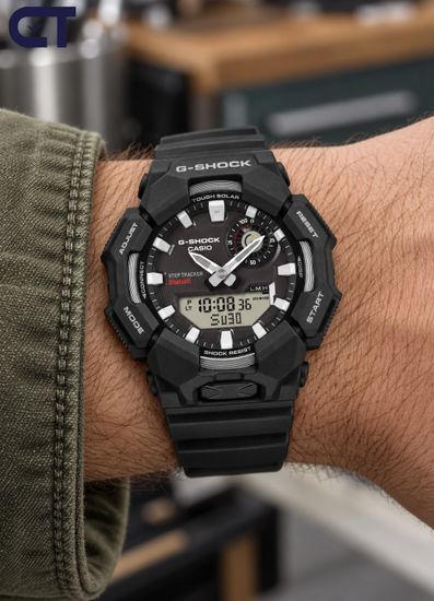 CASIO GA-B010-1A G-SHOCK мужские наручные часы — Tough Solar, Bluetooth и шагомер в ударопрочном корпусе