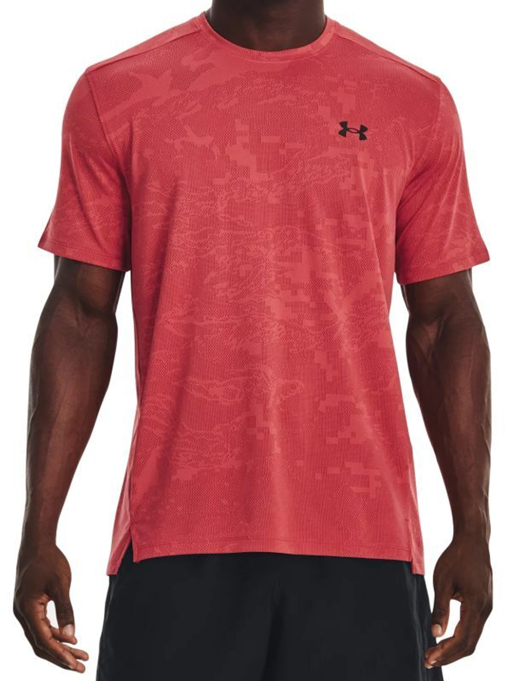 Мужская теннисная футболка Under Armour UA Tech Vent Jacquard SS - chakra