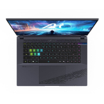Ноутбук GIGABYTE Aorus 16X ASG-63KZC64SD, 16", IPS, Intel Core i9 14900HX 2.2ГГц, 24-ядерный, 32Gb DDR5, 1Tb SSD, RTX4070 8Gb, noOS, серый