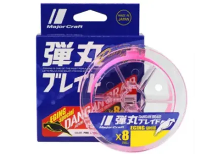 Шнур Major Craft 150m X8 (розовый) DBE8-150/0.6PK