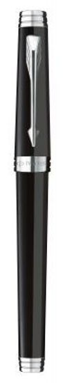 Перьевая ручка Parker Premier Lacque F560, цвет: Black ST, перо: M, перо: золото 18К, S0887850