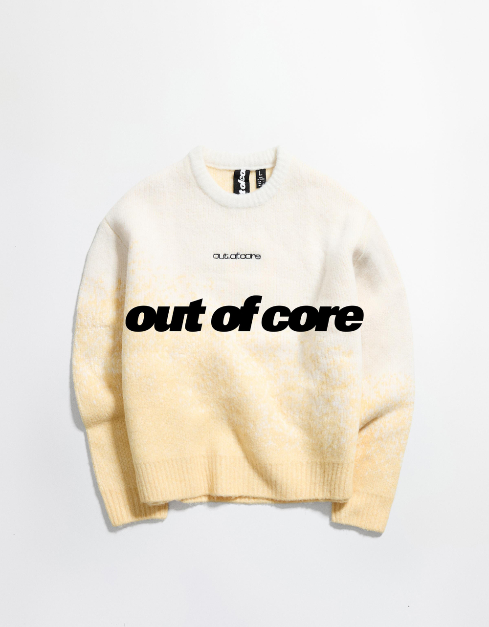 Женский жаккардовый свитер с градиентом OUT OF CORE - BERSHKA