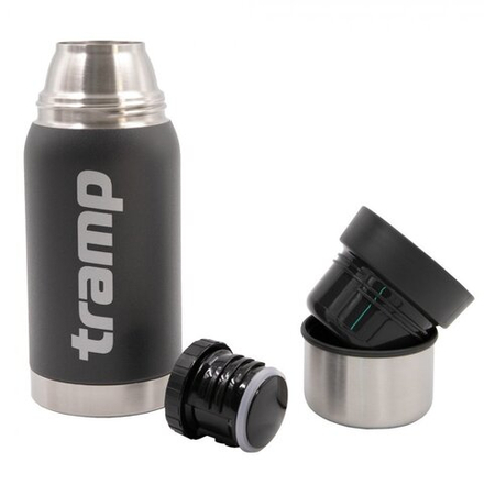 Термос TRAMP Expedition line 0.5 л, артикул TRC-030, цвет Серый