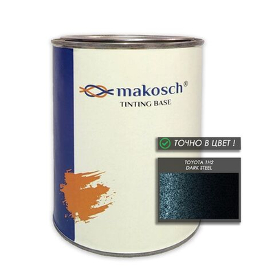 Автоэмаль makosch/TOYOTA 1H2, Базовая эмаль, синий, перламутр, 800мл.