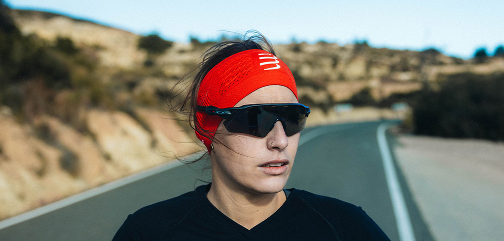 Повязка на голову широкая Headband On/Off RED