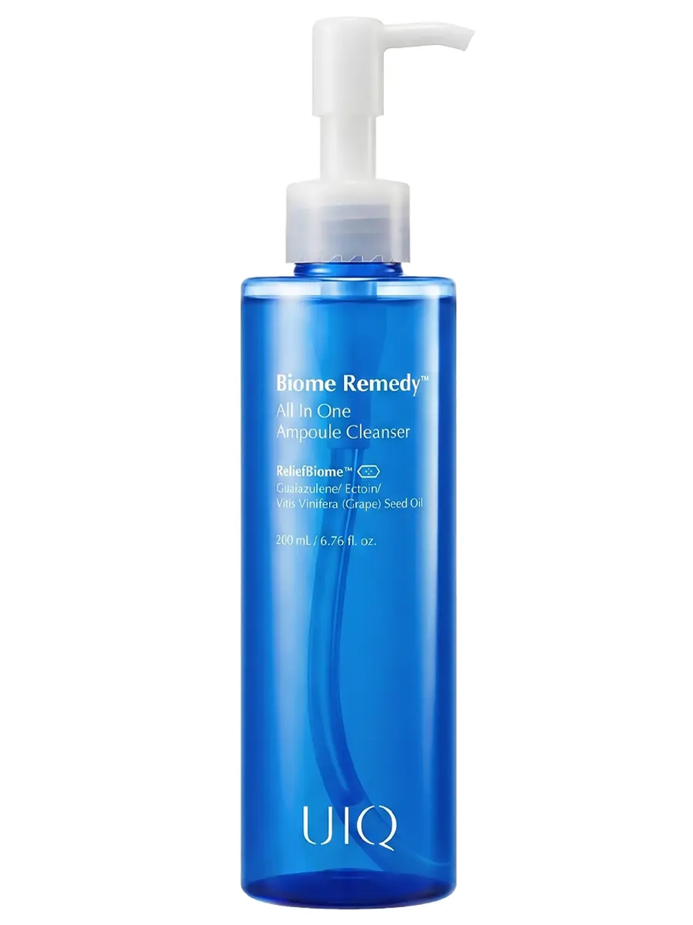 Мягкий увлажняющий гель с постбиотиками UIQ Biome Remedy All in One Ampule Cleanser 200 мл