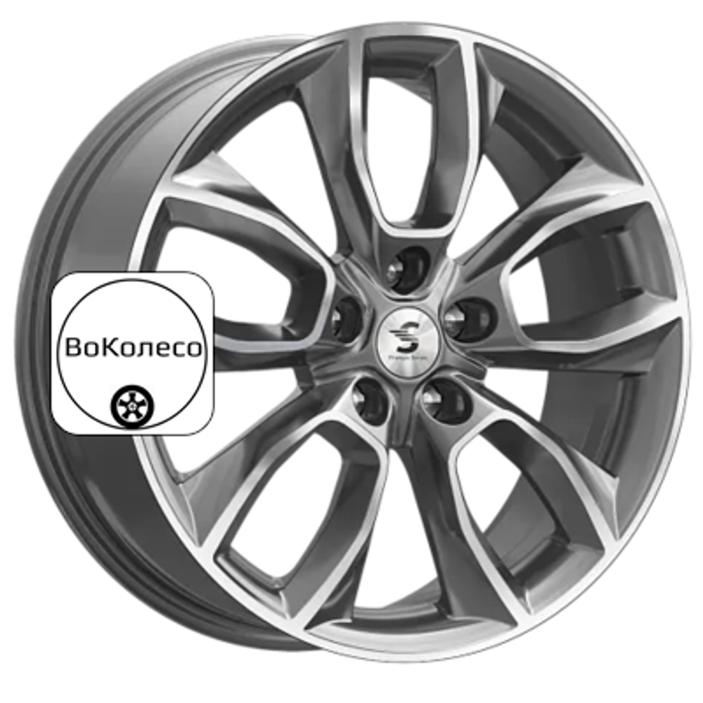 7x18/5x114,3 ET38 D67,1 КР001 (Outlander) Diamond Gloss Graphite Premium Series
