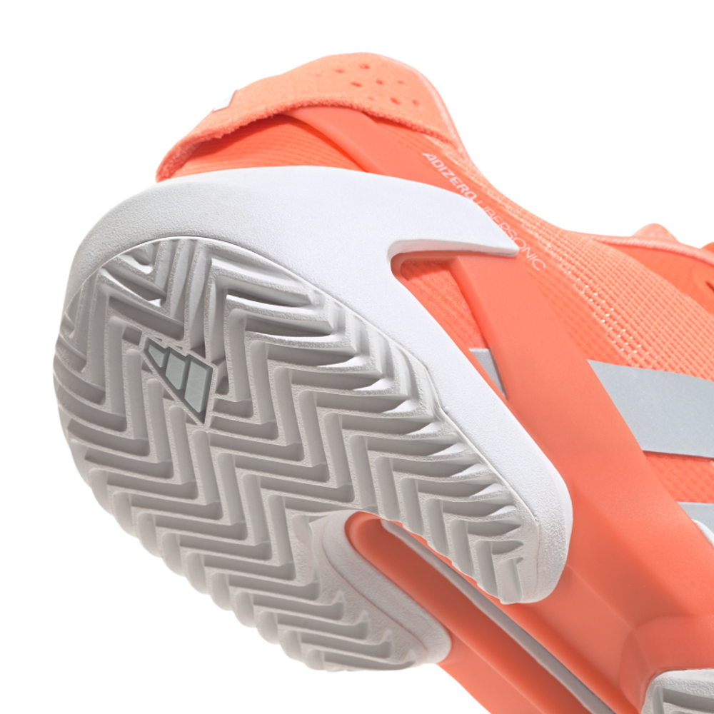 Женские теннисные кроссовки Adidas Adizero Ubersonic 5 W CL - beam orange/grey/white