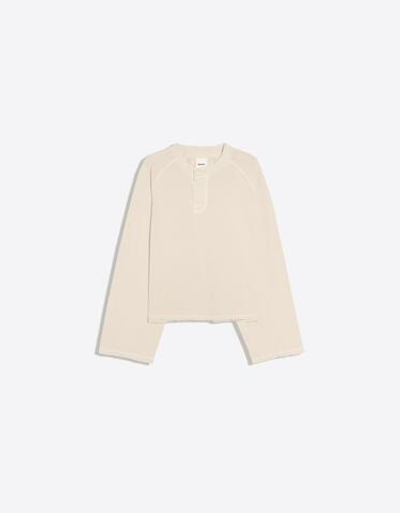Мужской лонгслив-хенли с принтом, арт. 3185/260 - BERSHKA