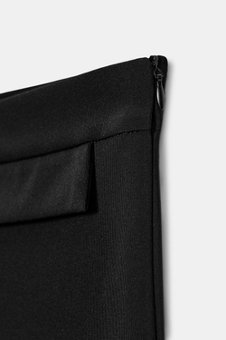 ZARA БРЮКИ КАПРИ С ПЛАНКАМИ, ЧЕРНЫЙ