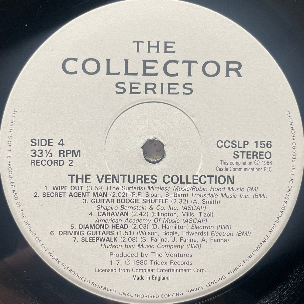 The Ventures - The Ventures Collection (Англия 1986г.) 2LP