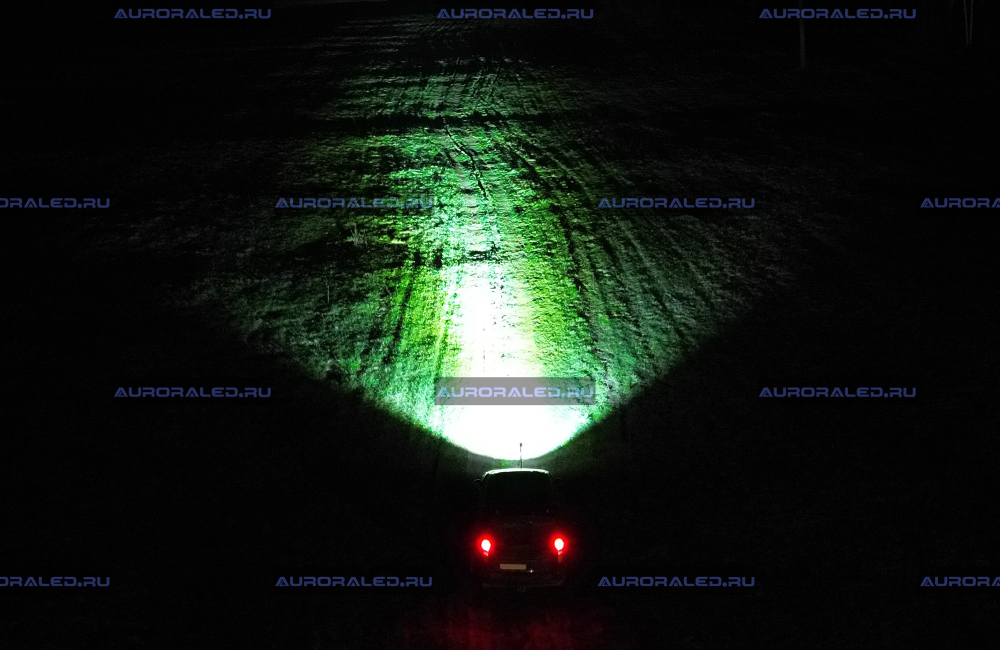 Зеркала заднего вида Aurora 2" дальнего белого света ALO-W-4.5-P4T3