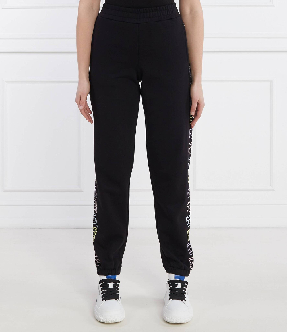Спортивные штаны ikonik 2.0 outline Karl Lagerfeld - черный(241W1052)