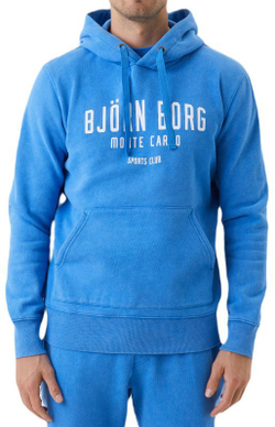 Мужская теннисная кофта Björn Borg Sthlm Hoodie - небесный