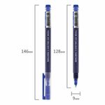 Ручка гелевая BRAUBERG "X-WRITER 1800", УВЕЛИЧЕННАЯ ДЛИНА ПИСЬМА 1 800 м, 1шт, СИНЯЯ, стандартный узел 0,5 мм, 144134