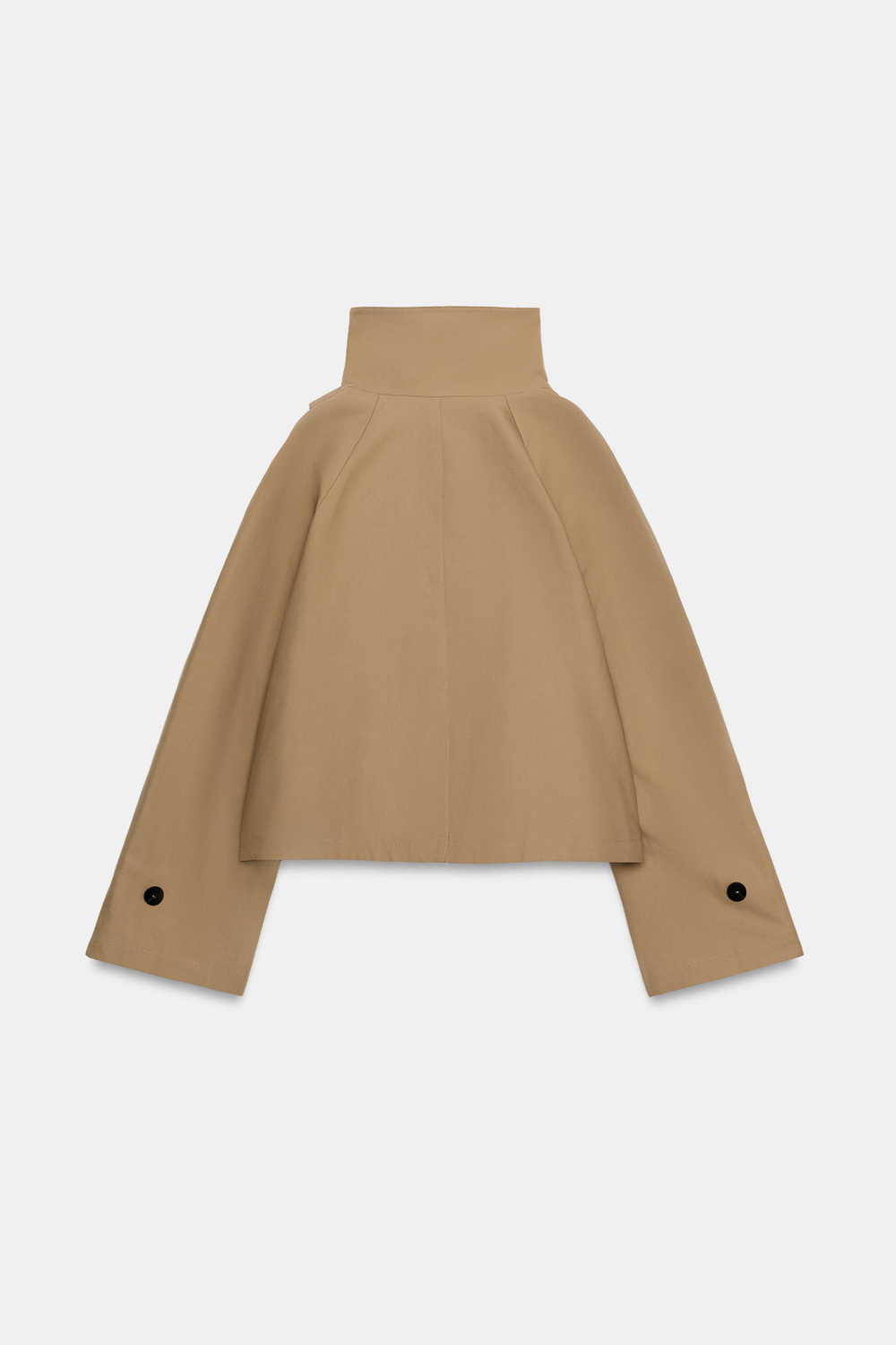 КОРОТКИЙ ТРЕНЧ С ВЫСОКИМ ВОРОТНИКОМ — ZW COLLECTION — ZARA