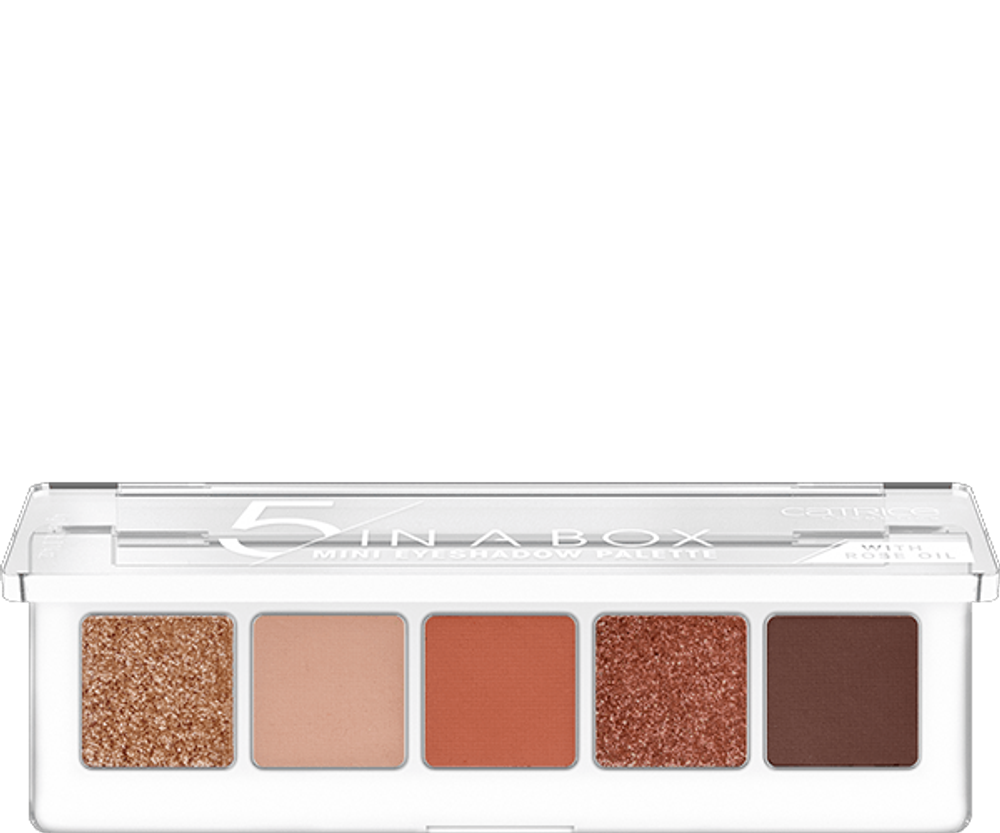 Мини-палетка теней для век CATRICE 5 in A Box Mini Eyeshadow Palette - 030 Warm Spice Look