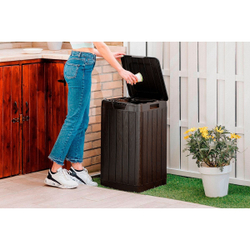 Мусорный бак Toomax Rio Garden Bin brown